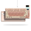 Compact Mechanical Keyboard with OLED Display and Hot-Swappable Switches