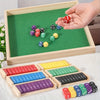Portable Wooden Dice Game Set