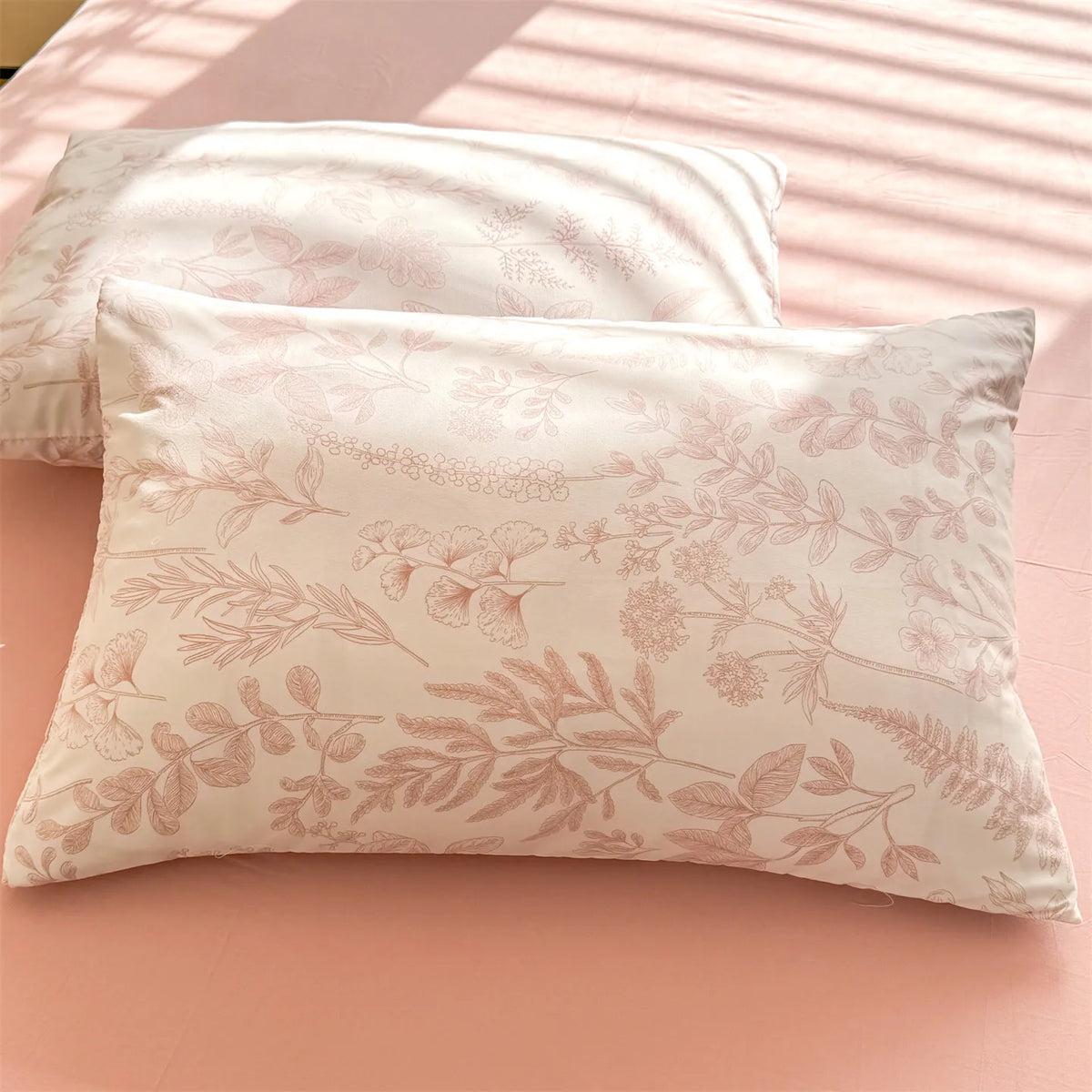Floral Print Pillowcase Set – Soft Comfortable Cotton Feel