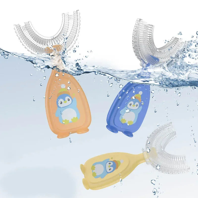 U-Shaped Silicone Toothbrush for Toddlers