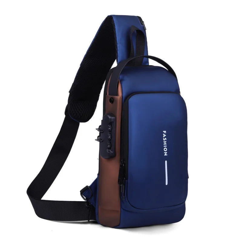 Secure Chest Bag with Combination Lock