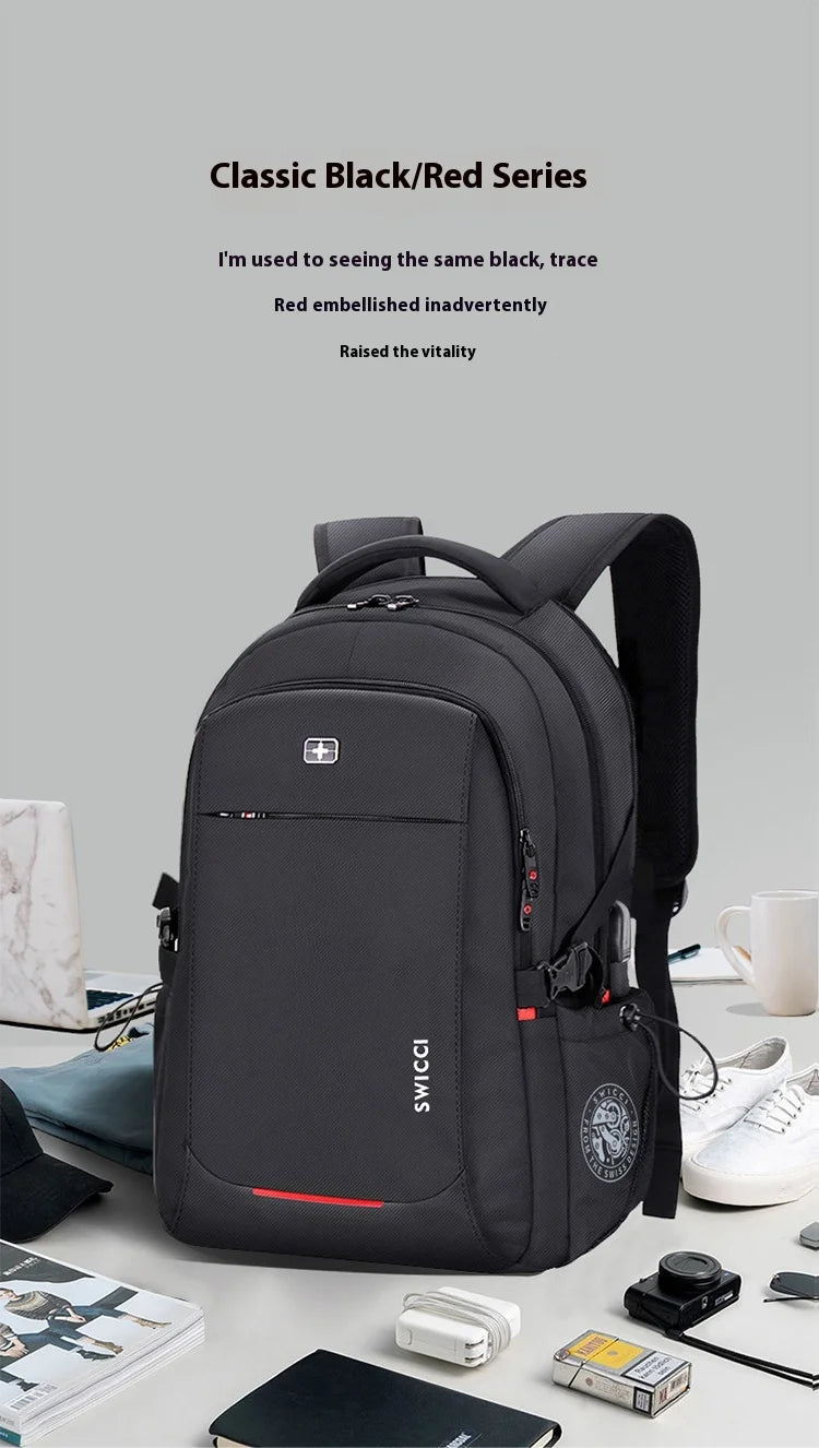 Anti-Theft Laptop Backpack with USB Charging Port