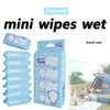 Mini Disposable Hand & Mouth Wipes - Portable Travel Pack