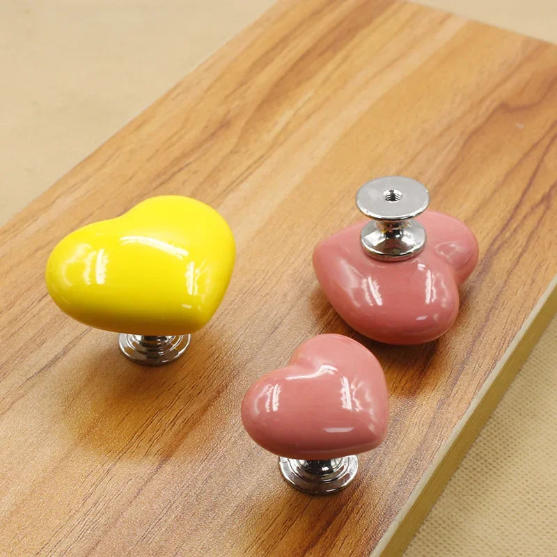 Heart-Shaped Toilet Flush Button