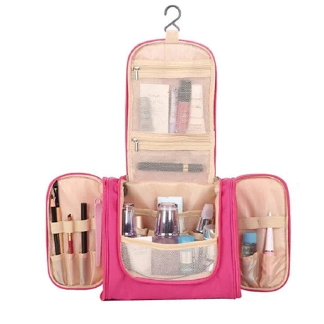 Floral Print Waterproof Hanging Travel Toiletry Bag