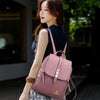 Vintage Leather Women's Backpack with Spacious Interior