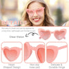 Heart-Shaped Sunglasses for Party Favors and Gifts