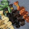 Blonde Body Wave Human Braiding Hair