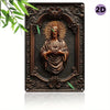 Vintage Aluminum Wall Art – Our Lady of Guadalupe Retro Sign