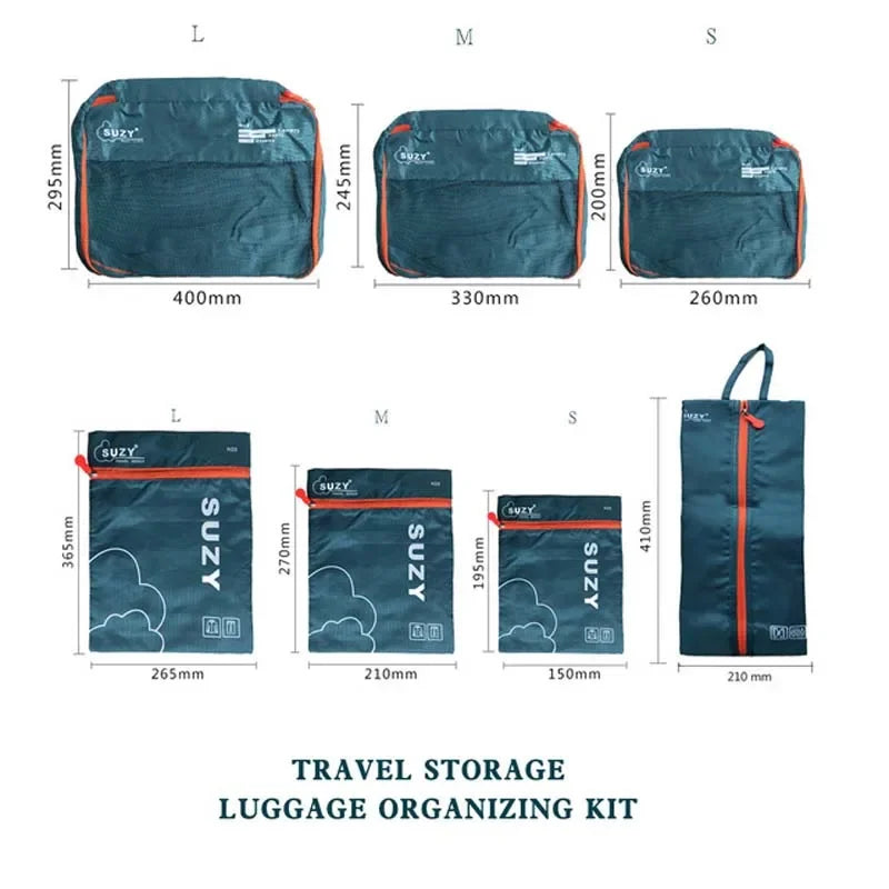 Portable Reise-Organizer-Beutel Set