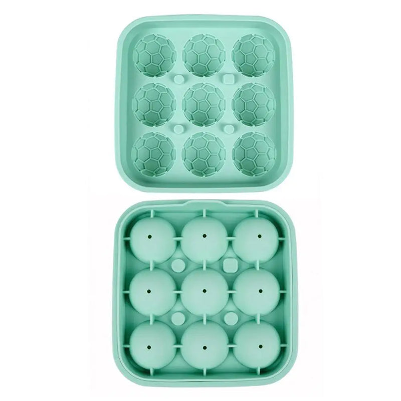 3D Soccer Ball Silicone Ice Cube Tray