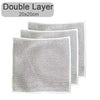Double-Layer Steel Wire Cleaning Cloth with Microfiber Mesh