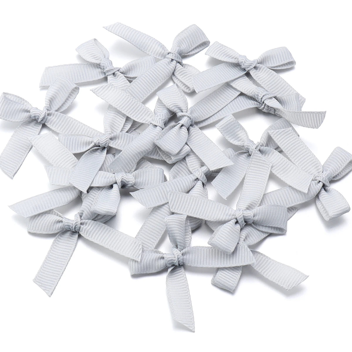Satin Ribbon Bows for Crafts and DIY Projects (50-Pack)