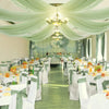 Sheer Chiffon Ceiling Drapes for Weddings & Events