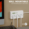 Mehrfach-Netzadapter mit USB-Laden