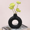 Donut-Shaped Decorative Plastic Vase for Home & Office