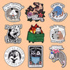 Cute Opossum Enamel Pin