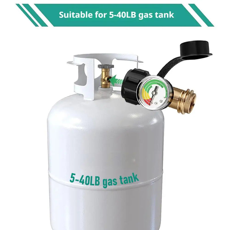 Manomètre à propane universel avec adaptateur QCC1