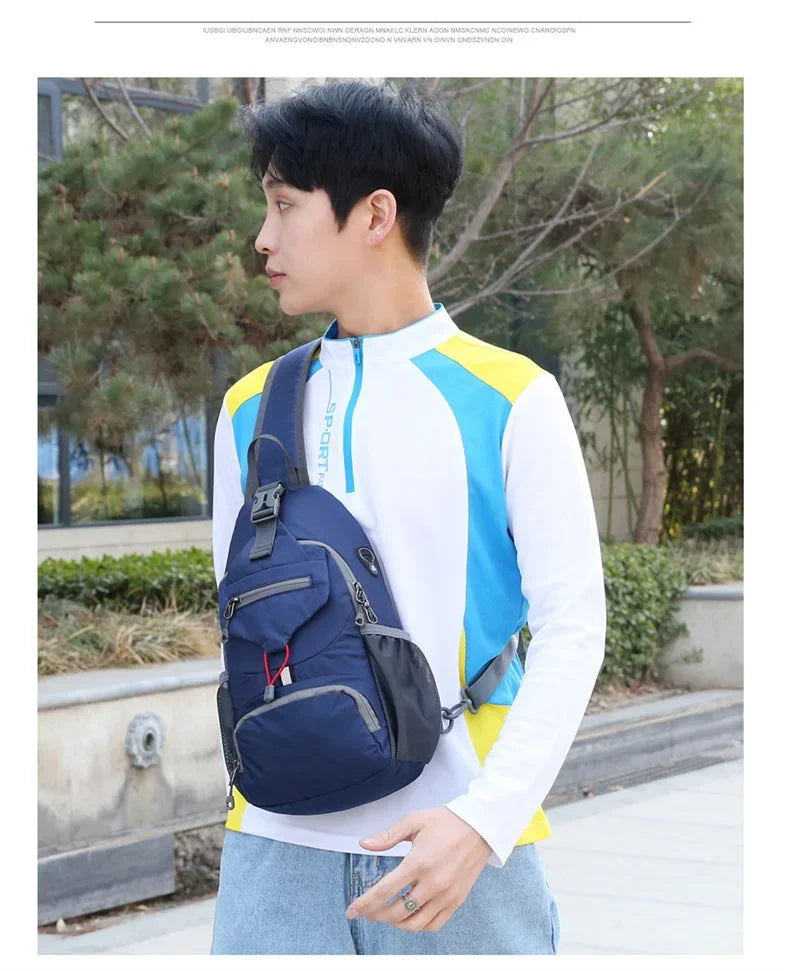 Waterproof Nylon Sling Chest Bag