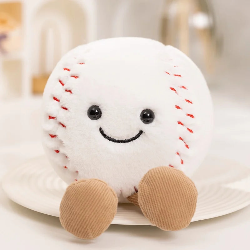 Sport Plush Ball Pillow – Soft Stuffed Toy for Sports Fans