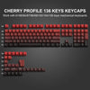 Side-Printed Gradient PBT Keycap Set for Mechanical Keyboards