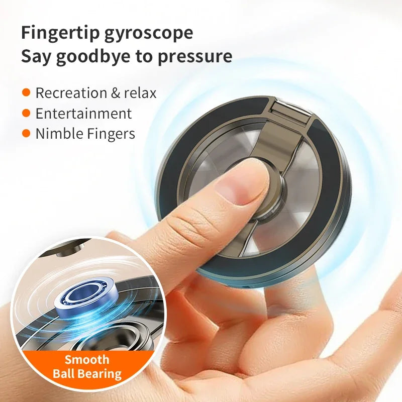 Foldable Magnetic Phone Stand with 360° Rotation