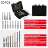 45-Piece Drill and Screwdriver Bit Set with Storage Case