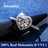 Adjustable Moissanite Ring with Tension Setting