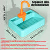 Interactive Play Kitchen Sink with Running Water Feature
