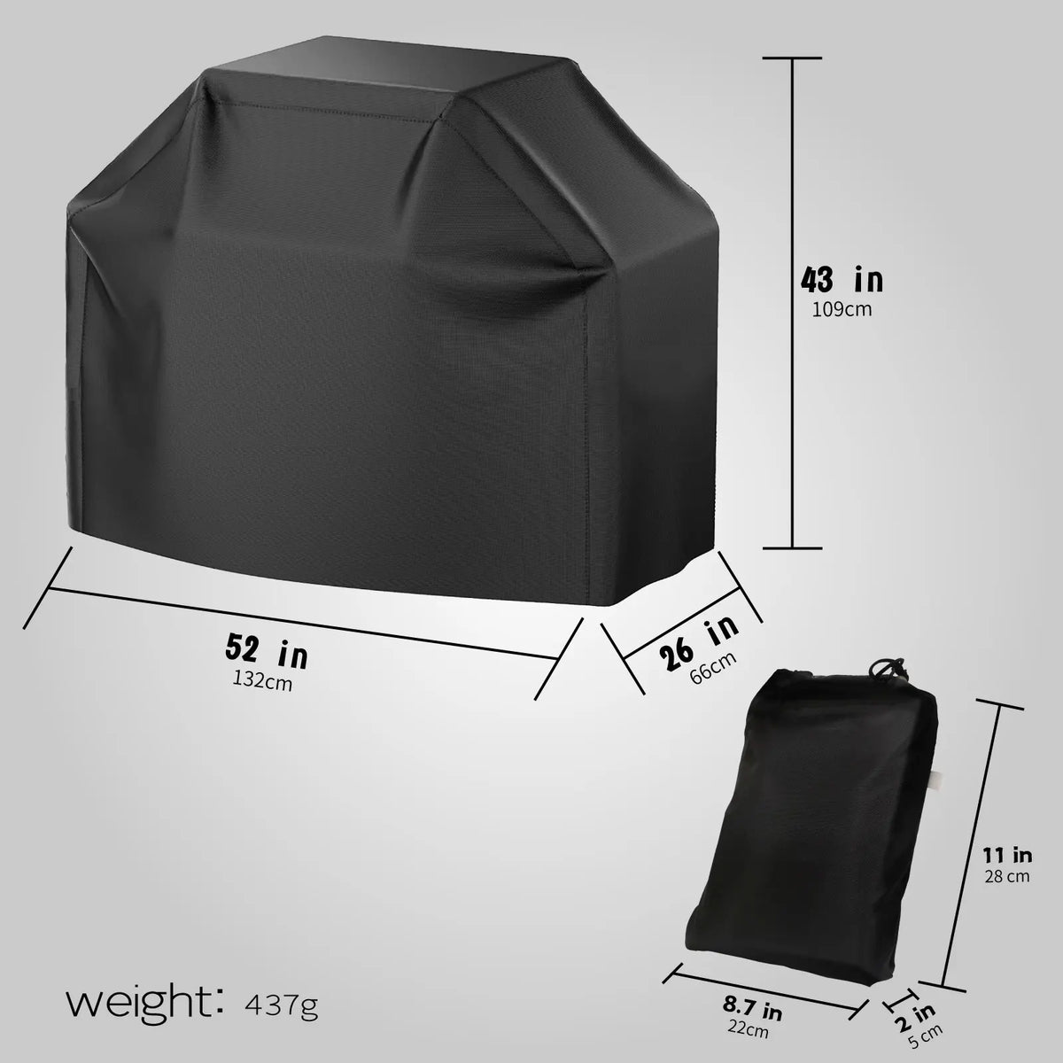 Heavy Duty Waterproof Grill Cover for Gas BBQ Grills