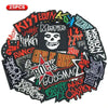 Embroidered Rock Band Patches Set for DIY Clothing Customization