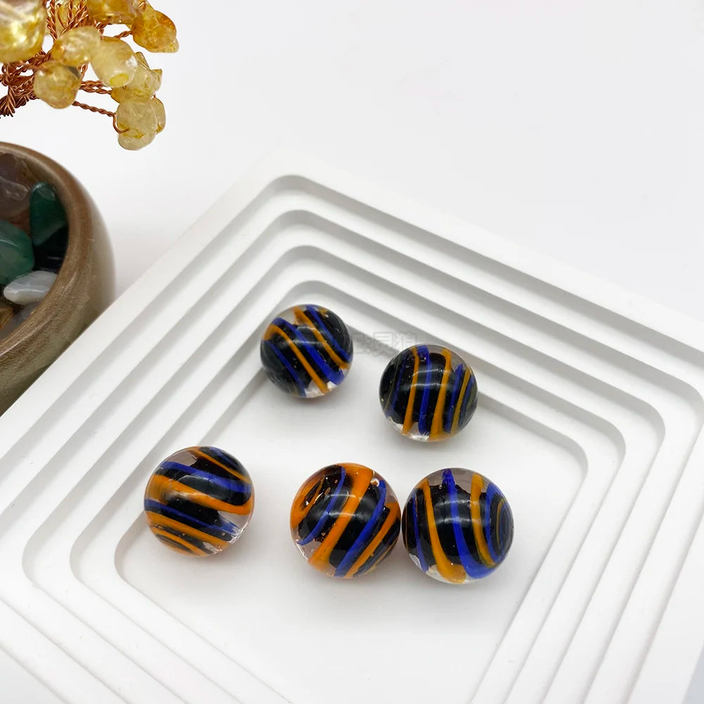 Handcrafted Glass Marbles Set for Games, Décor & Collecting