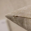 Beige Minimal Blooms Linen Throw Pillow Covers