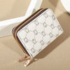 Vintage Zippered Card Holder Wallet with Coin Pocket