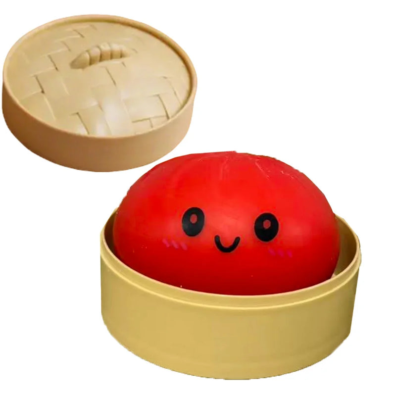 Juguete Antiestrés Squishy de Dumpling con Purpurina