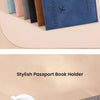 RFID-Blocking Travel Passport Wallet with Multiple Card Slots