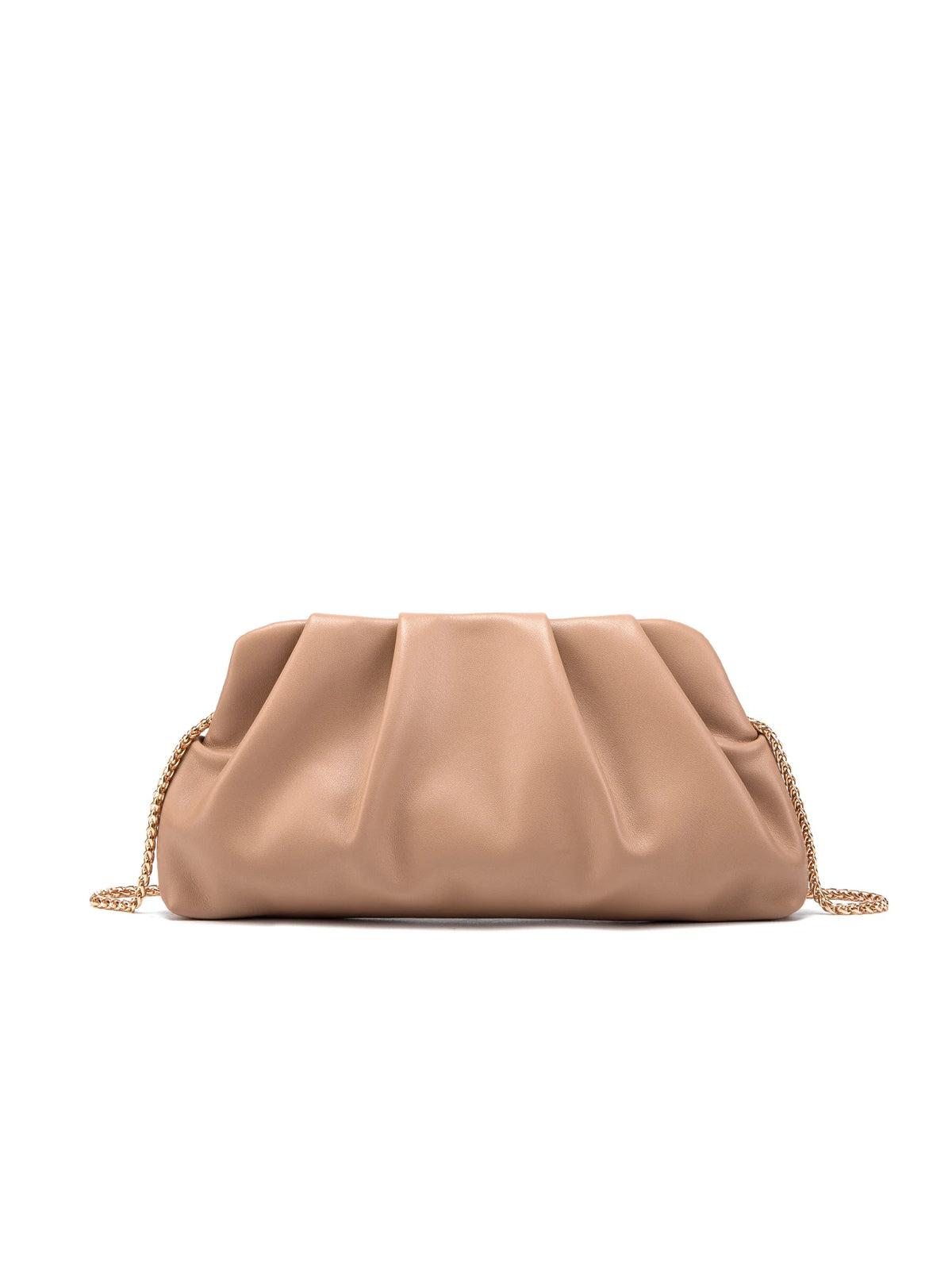 Elegant Chain Shoulder Bag with Crystal Accents