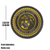 Embroidered Tactical Patch with Hook and Loop Backing
