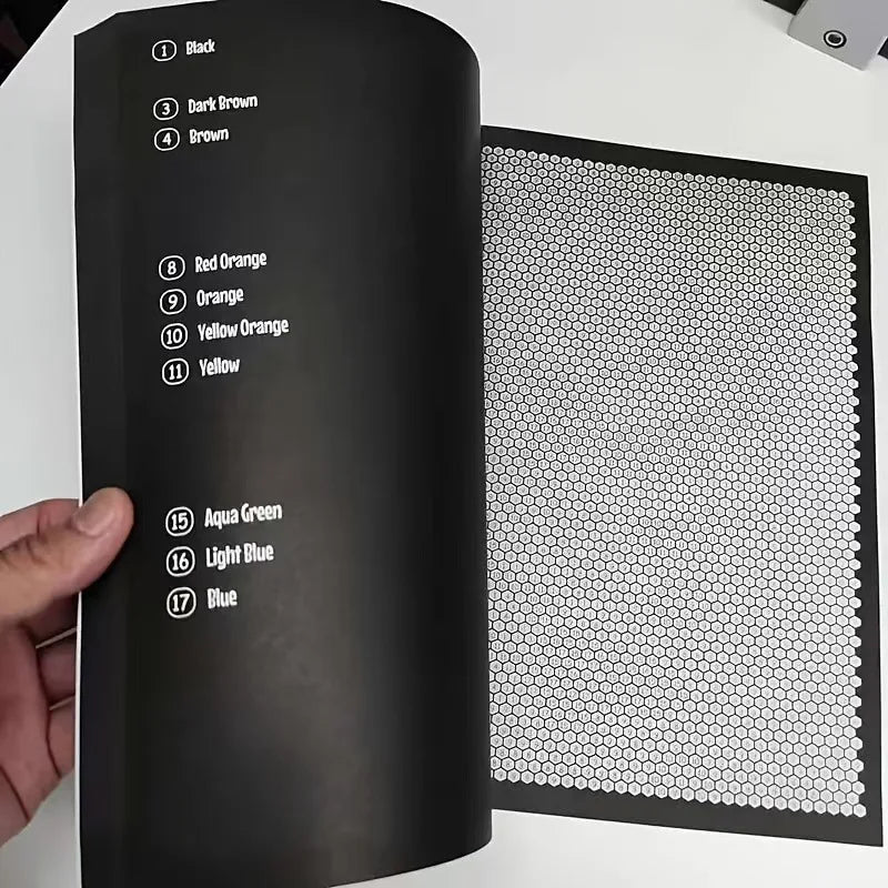 Color by Numbers Coloring Book for Adults with Dual-Head Pens