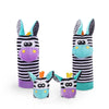 Soft Plush Baby Rattle Wrist and Foot Socks Set for Newborns
