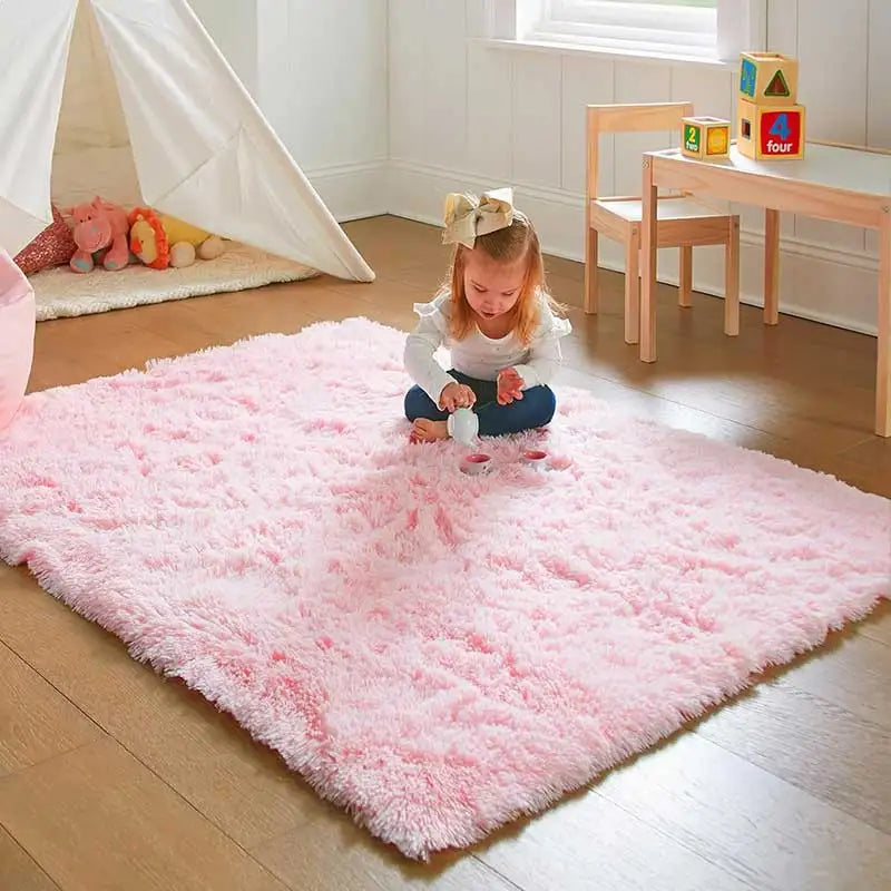 Plush Shaggy Area Rug for Living Room & Bedroom