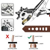 6-Size Rotating Leather Hole Punch