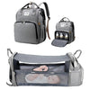 3-in-1 Diaper Bag Backpack with Foldable Changing Mat