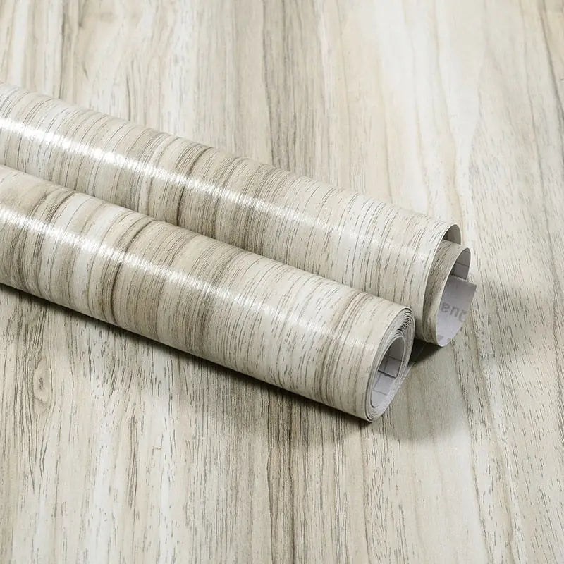 Self-Adhesive Wood Grain PVC Wall & Furniture Wrap