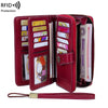 Vintage RFID-Blocking Large Capacity Wallet with Wrist Strap