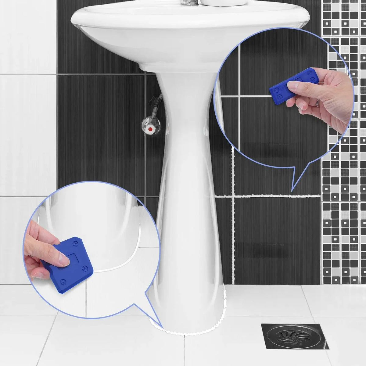 5-in-1 Silicone Caulk Remover and Smoother Kit