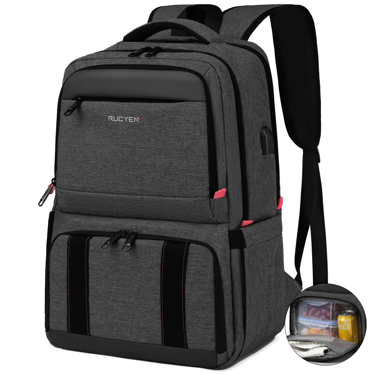 Insulated Lunch Cooler Backpack with Water-Resistant Design