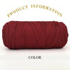 Thick Polyester Blend Yarn for Knitting & Crochet
