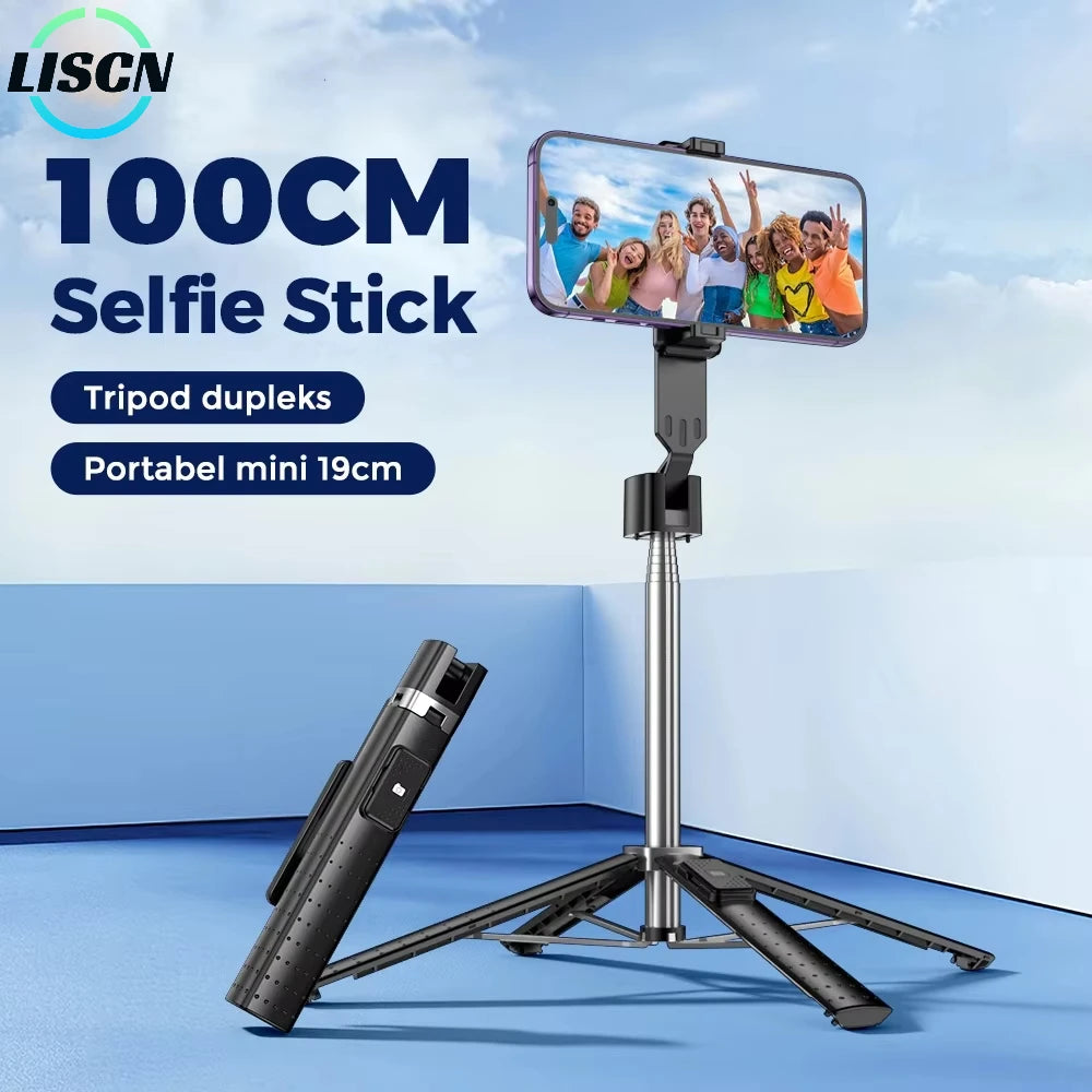 Bluetooth Selfie Stick Tripod with Remote Control