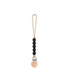 Silicone Baby Pacifier Clip with Wooden Beads